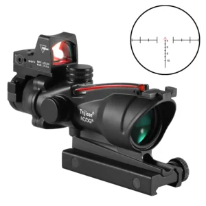 Adjustable 4x32 Red Dot 1x 4x Scope  Red Dot Tactical Scope