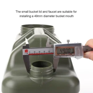 Camping Water Bucket Cover with Spigot Water Storage