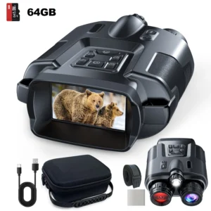 USB Rechargeable 4K Night Vision Binoculars 600m HD 8X Digital Zoom.