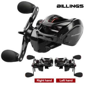 BILLINGS Baitcasting Reel 7.2:1 High Speed Gear Ratio.