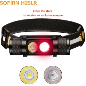 H25LR LED Rechargeable Headlamp Powerful Head Flashlight.
